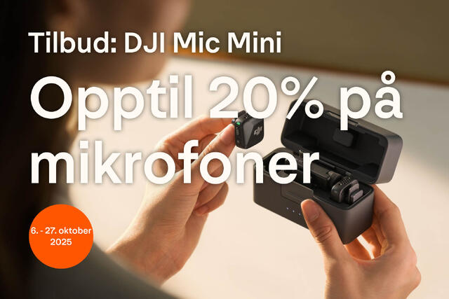 Høsttilbud på DJI Mic Mini